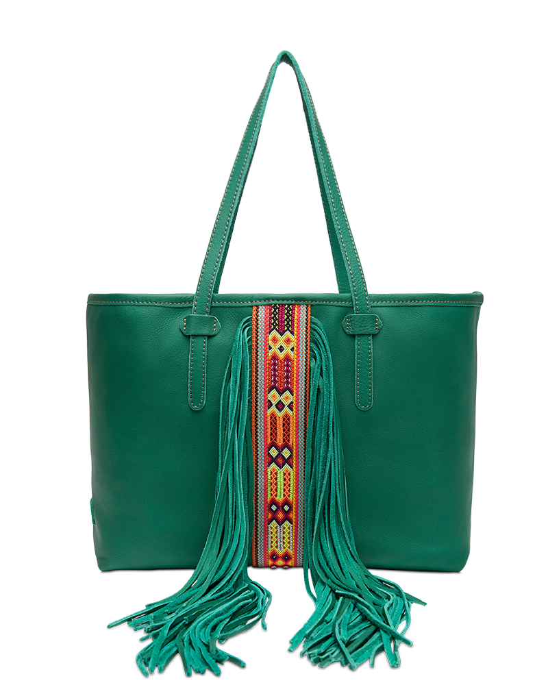 Consuela Teal Breezy Fringe