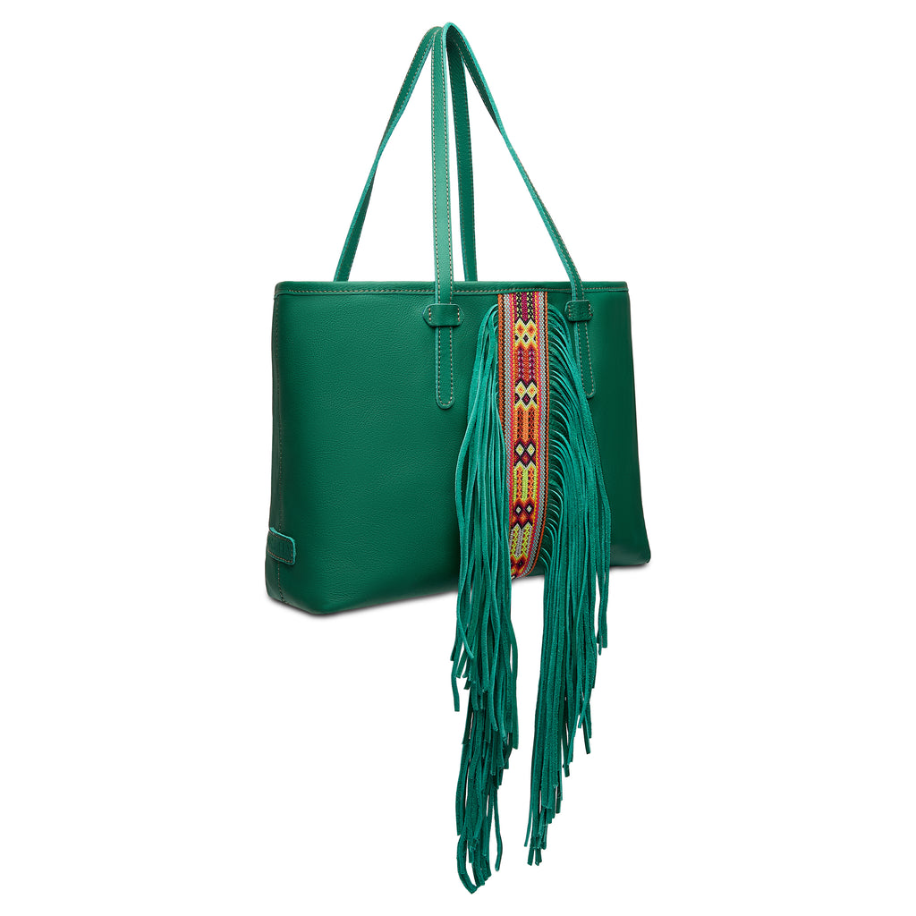 Consuela Teal Breezy Fringe