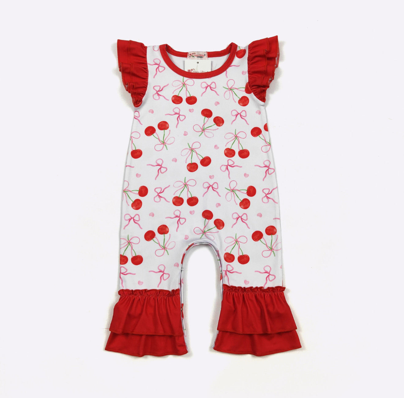 Coquette Cherry Romper