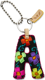 FELT ALPHABET CHARM - BLACK