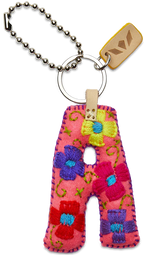 FELT ALPHABET CHARM - PINK