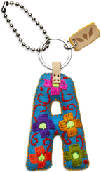 FELT ALPHABET CHARM - TURQUOISE