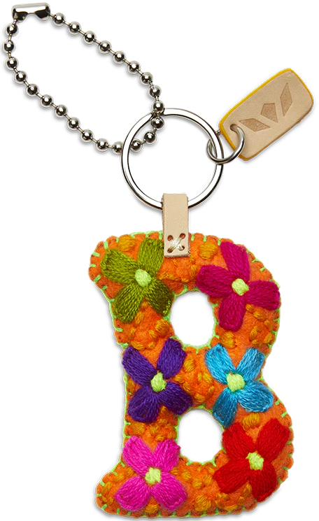 FELT ALPHABET CHARM - ORANGE