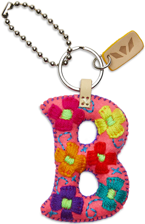 FELT ALPHABET CHARM - PINK