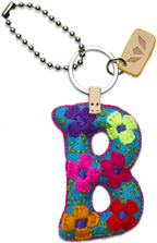 FELT ALPHABET CHARM - TURQUOISE