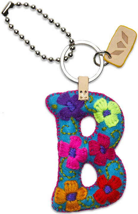 FELT ALPHABET CHARM - TURQUOISE