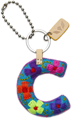 FELT ALPHABET CHARM - TURQUOISE