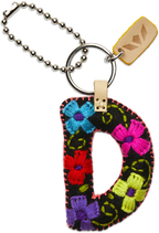 FELT ALPHABET CHARM - BLACK