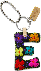 FELT ALPHABET CHARM - BLACK