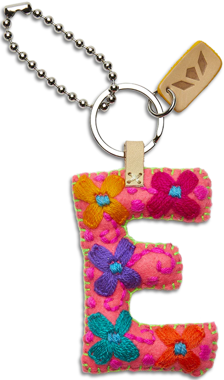 FELT ALPHABET CHARM - PINK