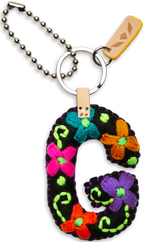 FELT ALPHABET CHARM - BLACK