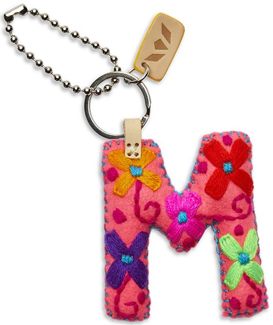 FELT ALPHABET CHARM - PINK