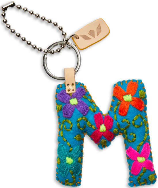 FELT ALPHABET CHARM - TURQUOISE