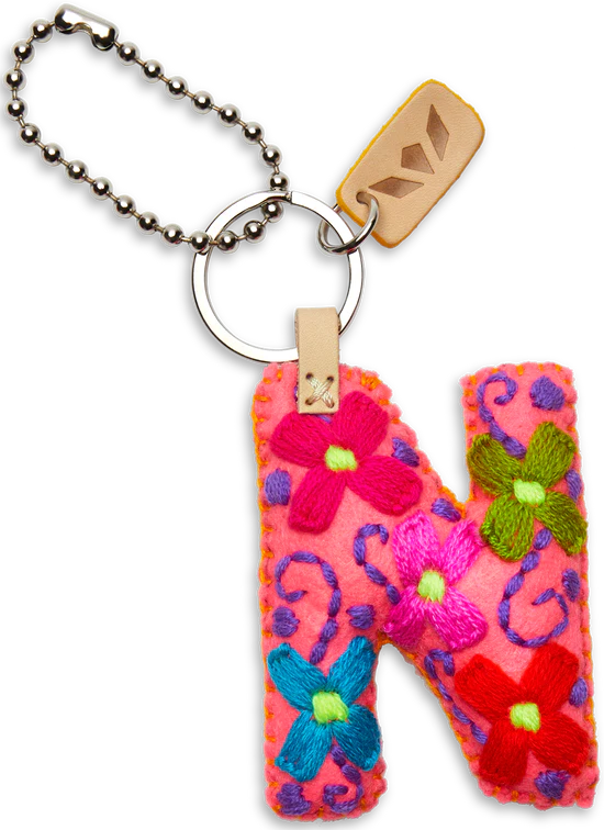 FELT ALPHABET CHARM - PINK