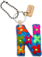 FELT ALPHABET CHARM - TURQUOISE