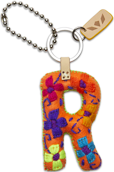 FELT ALPHABET CHARM - ORANGE