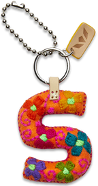 FELT ALPHABET CHARM - ORANGE