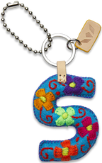 FELT ALPHABET CHARM - TURQUOISE