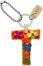 FELT ALPHABET CHARM - ORANGE