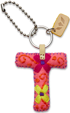 FELT ALPHABET CHARM - PINK