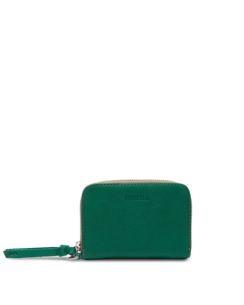 Consuela Teal Zippy Wallet
