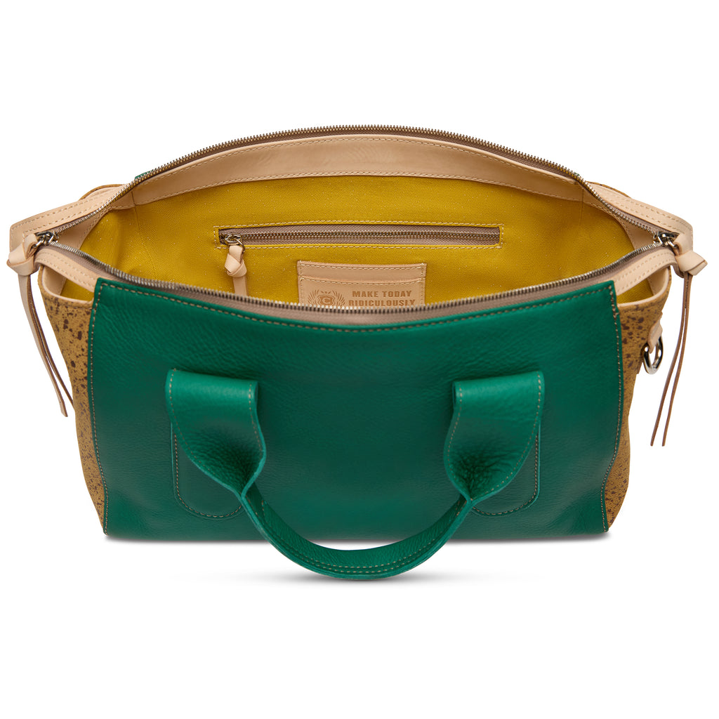 Consuela Teal City Satchel