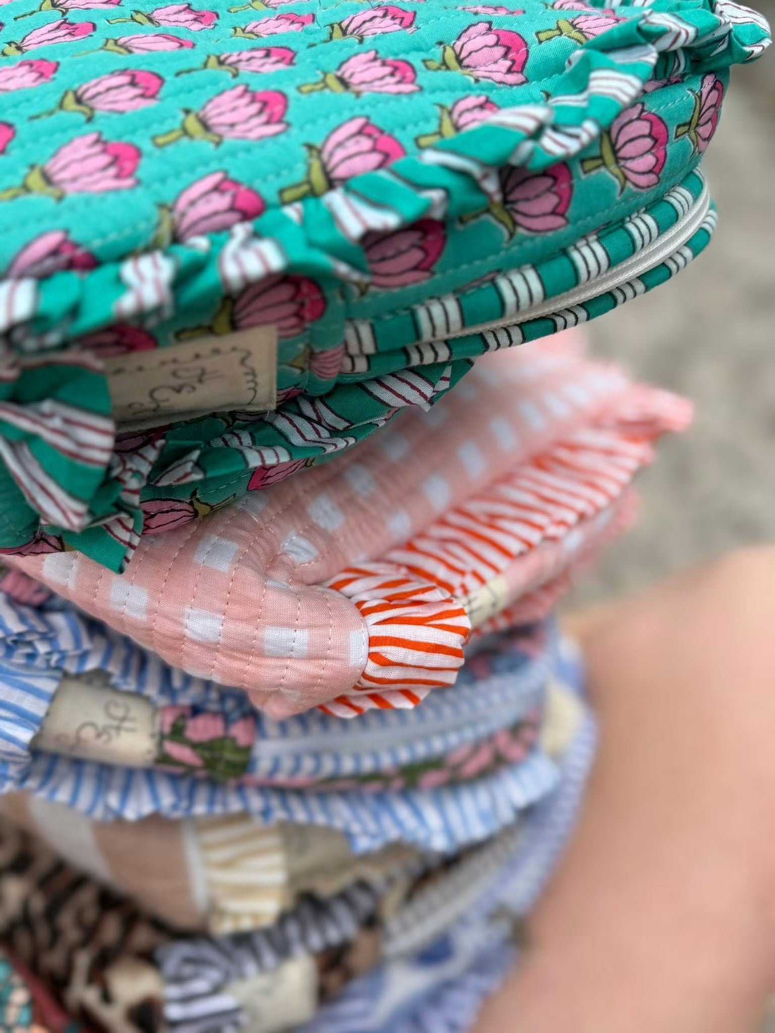 Quilted Cosmetic Bag