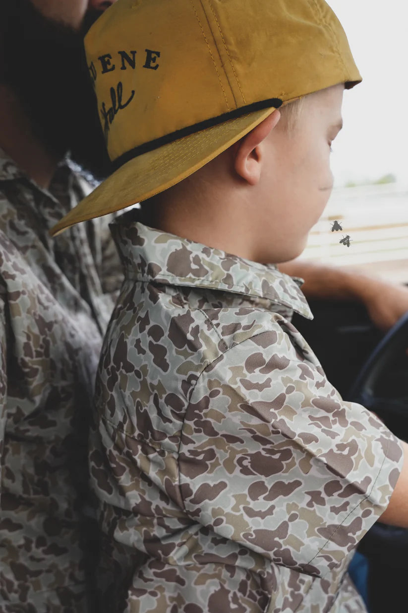 Cowboy Camo Kids Short Sleeve