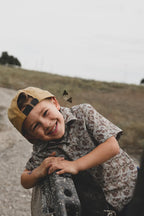 Cowboy Camo Kids Short Sleeve