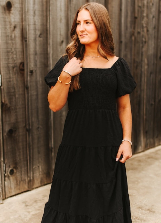 Demi Puff Maxi Dress