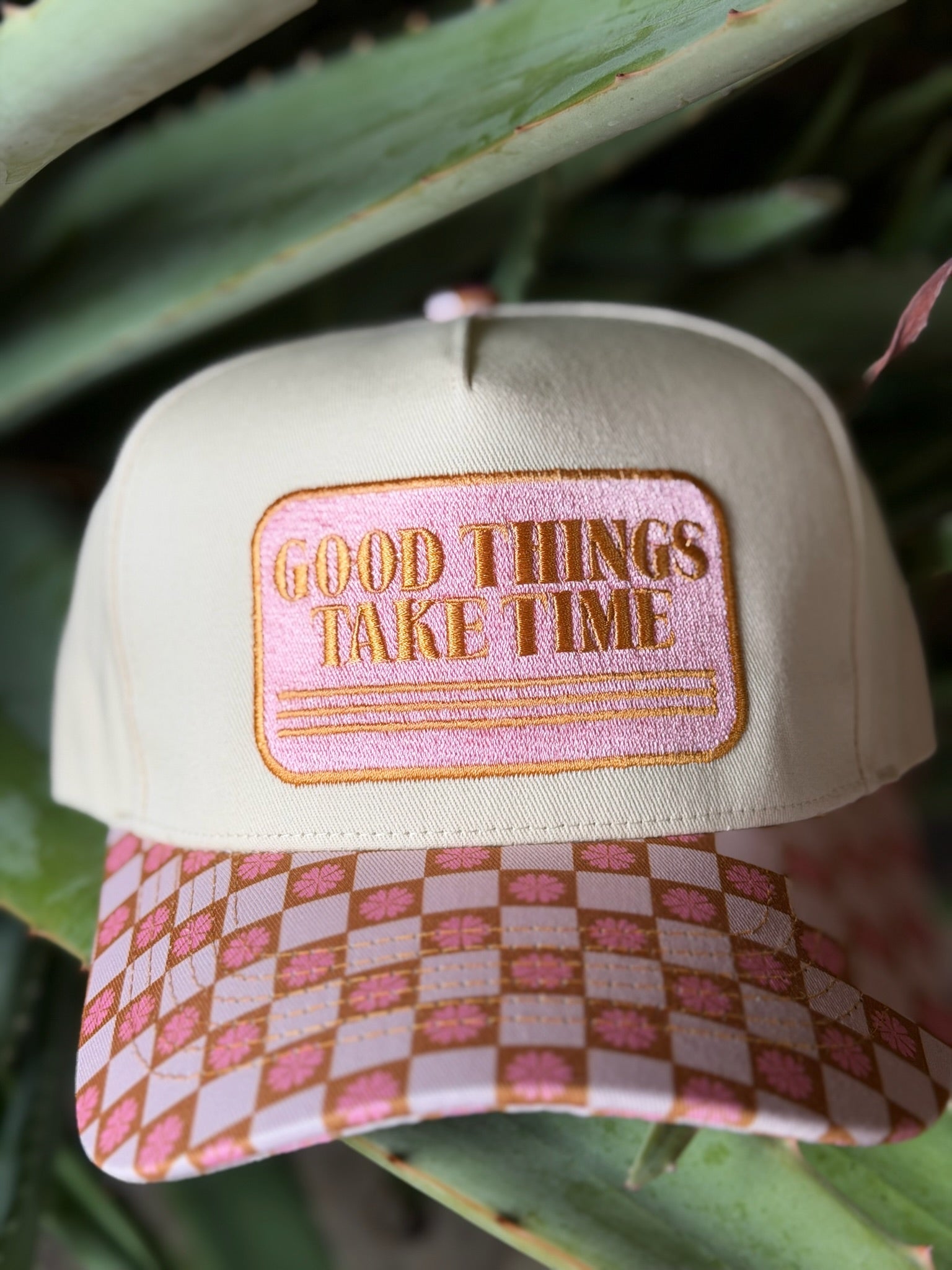 "Good Things Take Time" Trucker Hat