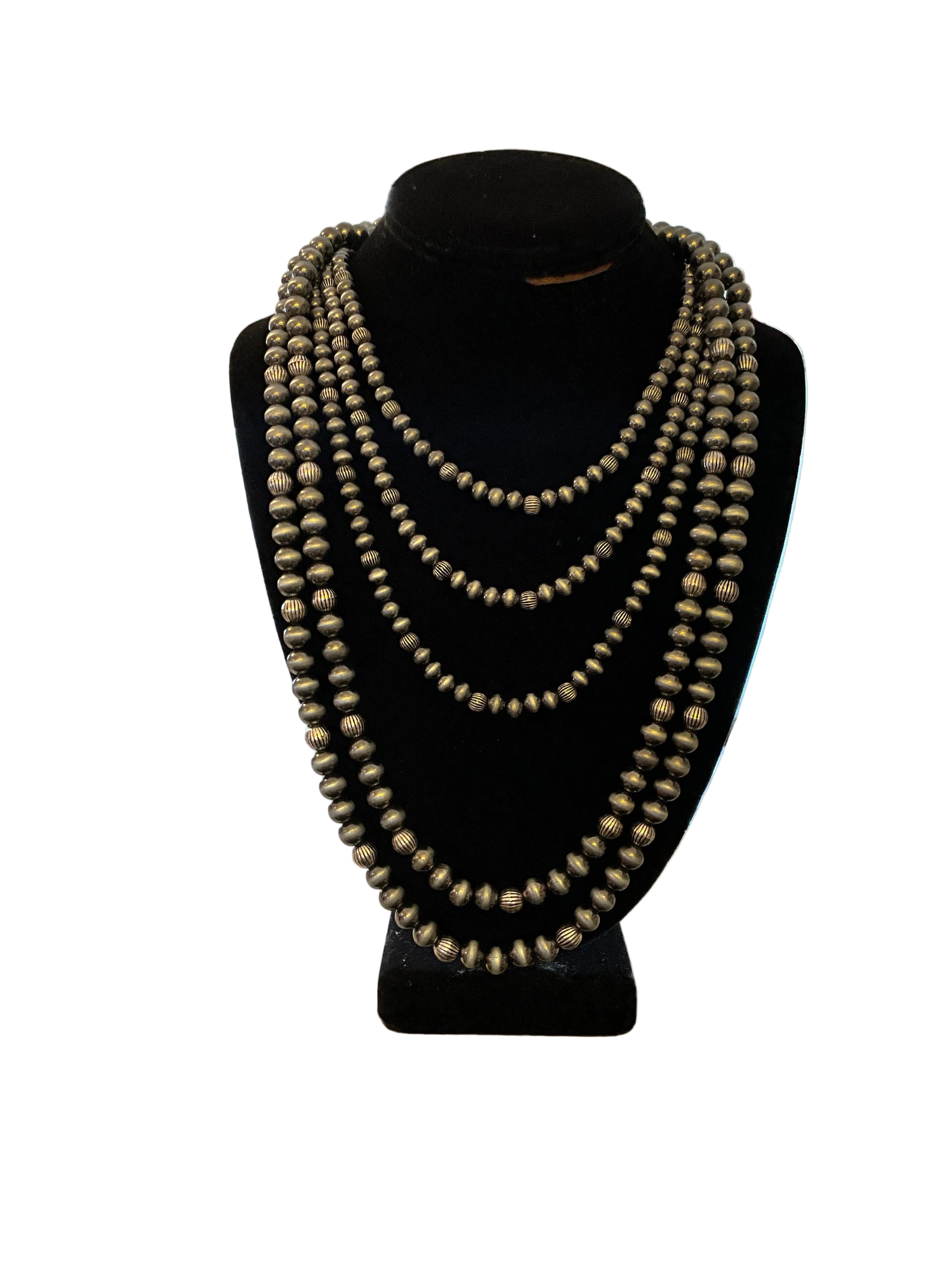 5-Strand Concho Navajo Necklace