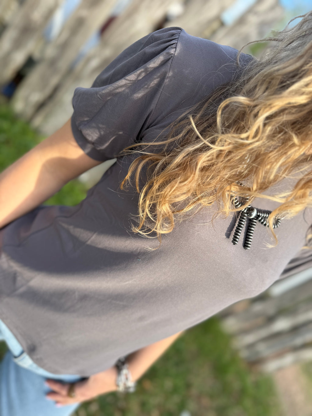 Basic Fitted Puff Tee