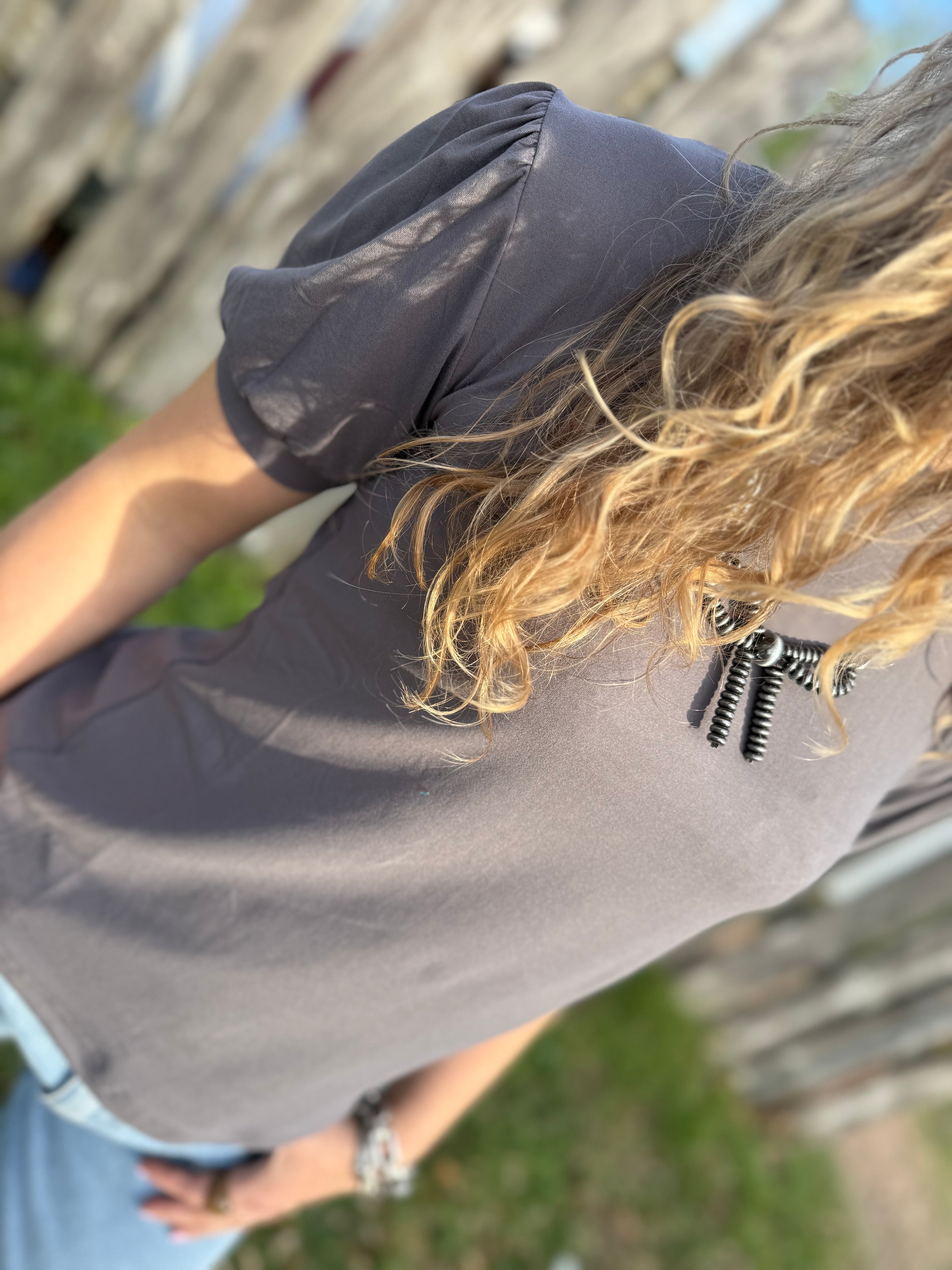 Basic Fitted Puff Tee