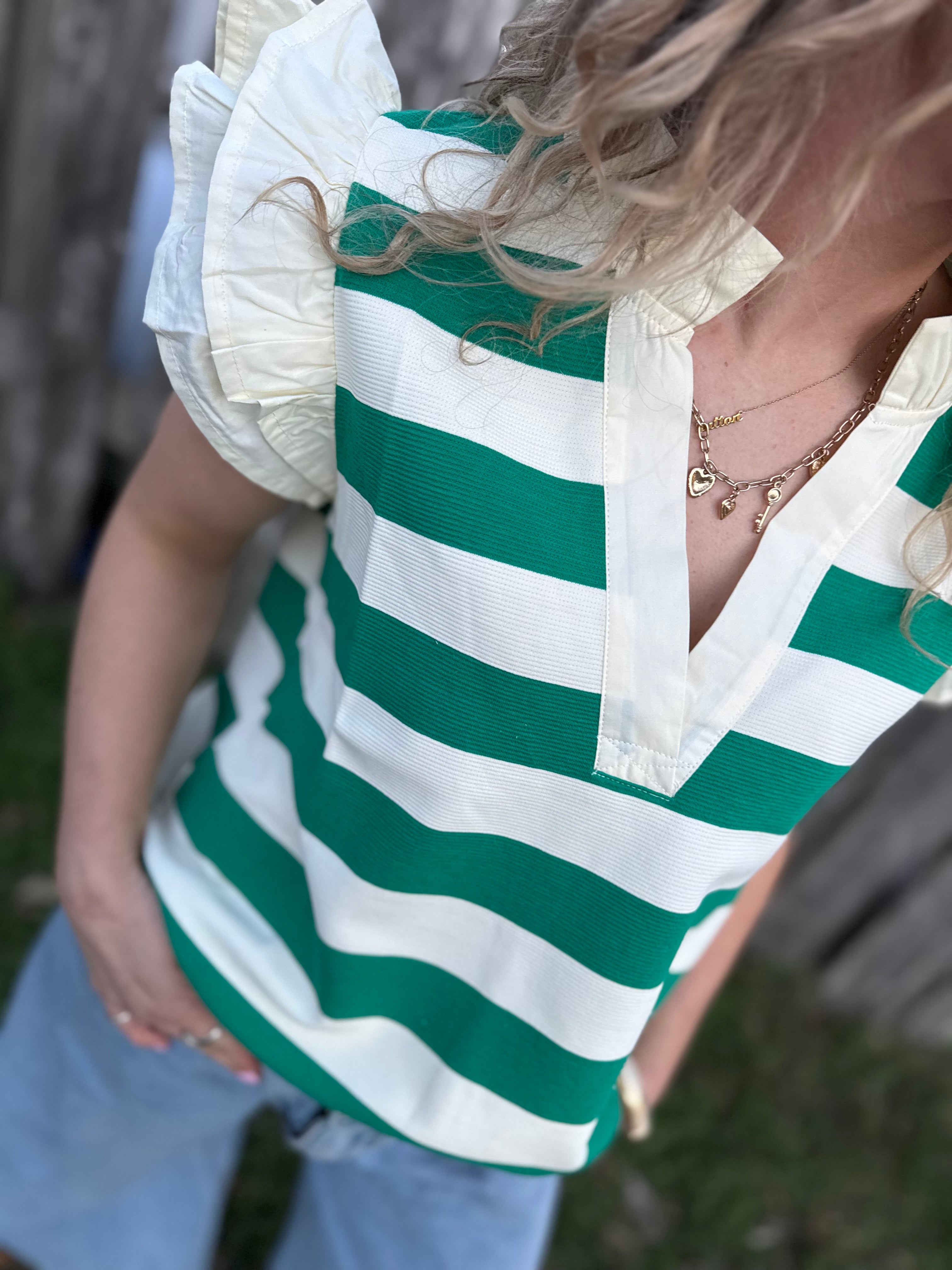 The Kelly Green Blouse