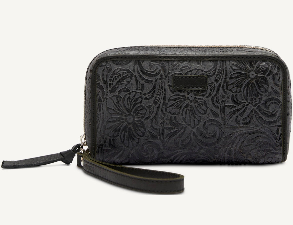 CONSUELA STEELY WRISTLET WALLET