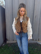 Ivory Ruffle Lace Top