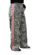 Leopard Red Heart Trousers