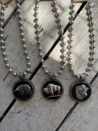 Bulky Portrait Necklace