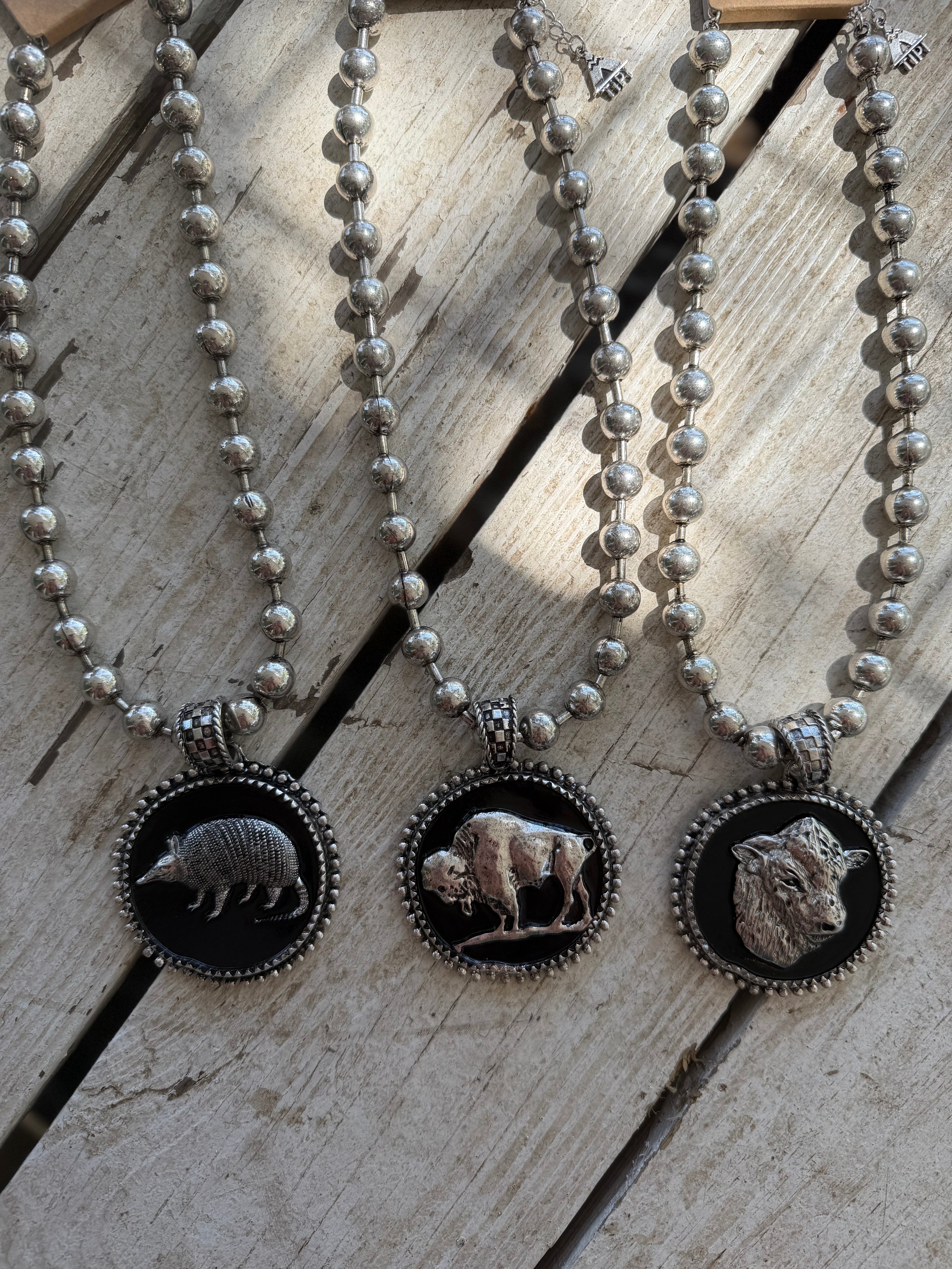 Bulky Portrait Necklace