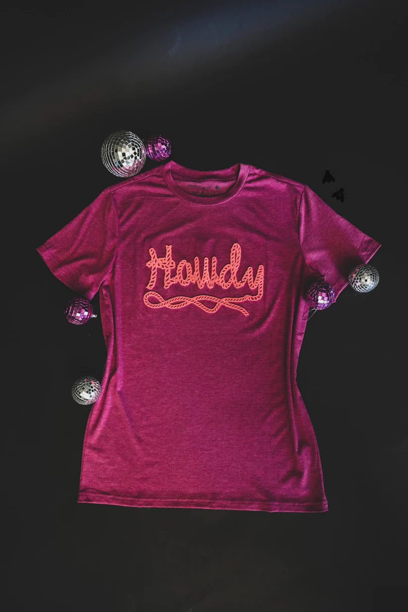 Howdy Honey Pink Top