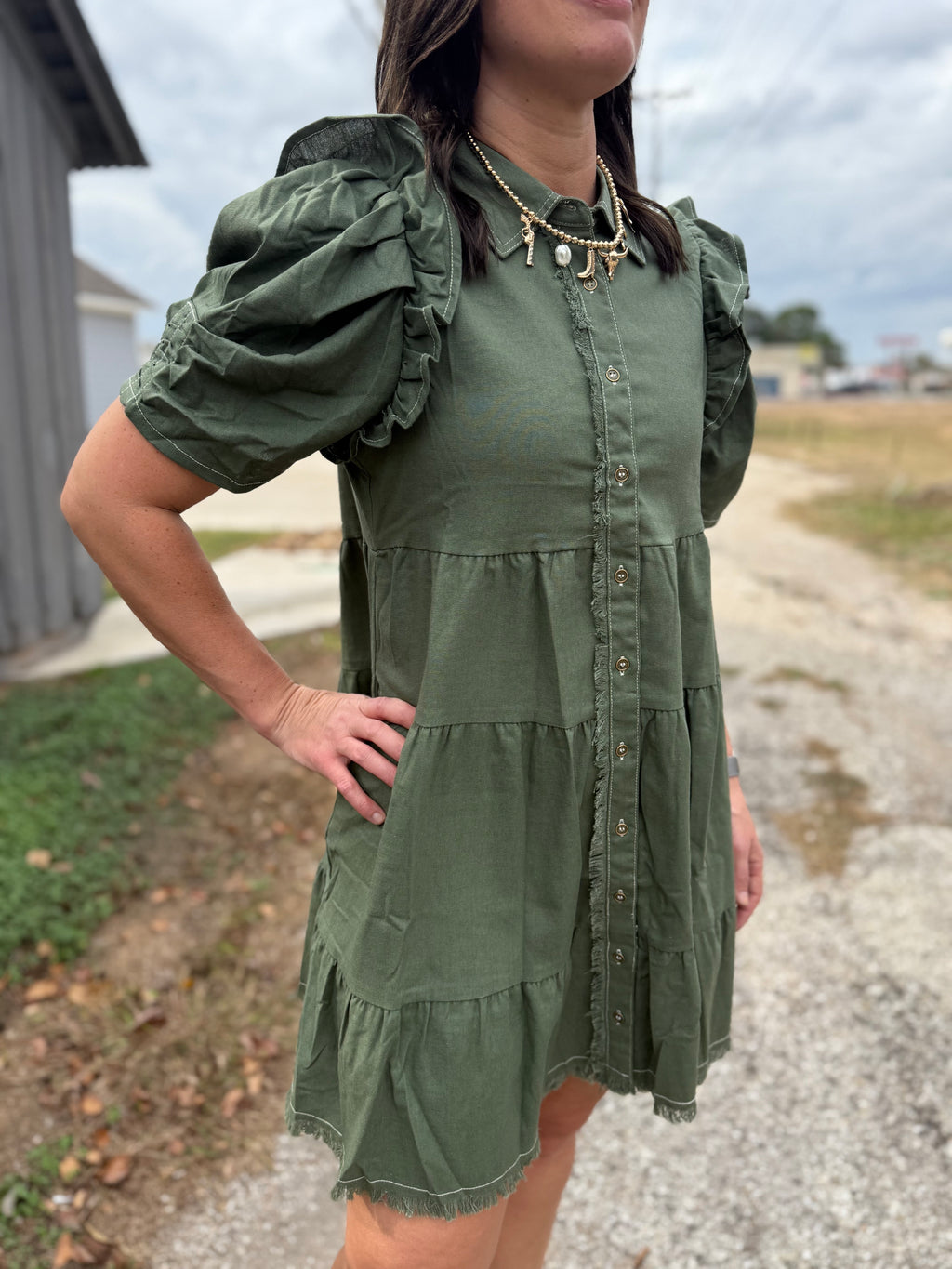 Kayla Ruffle Dress