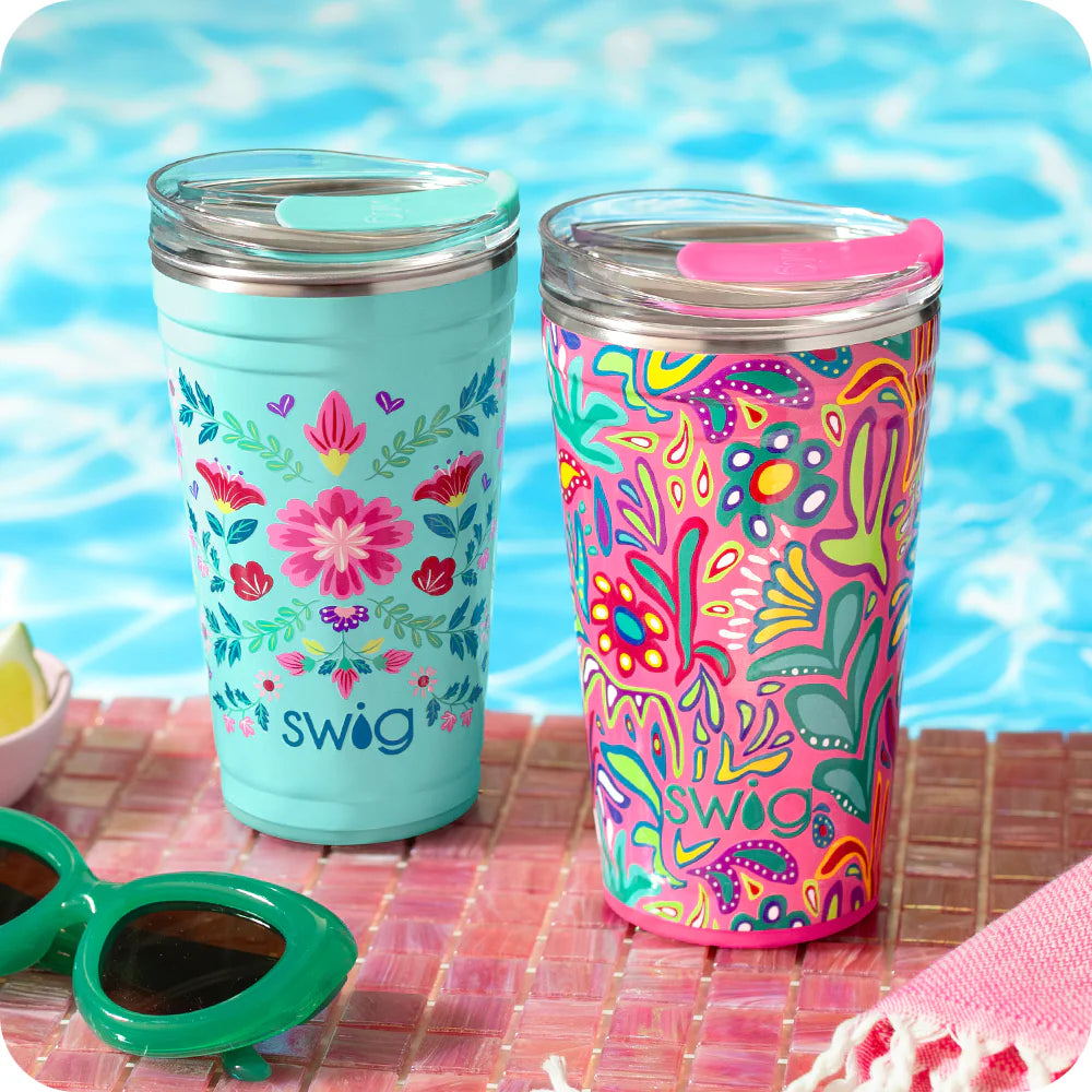 Flora Rosa Party Cup 24oz