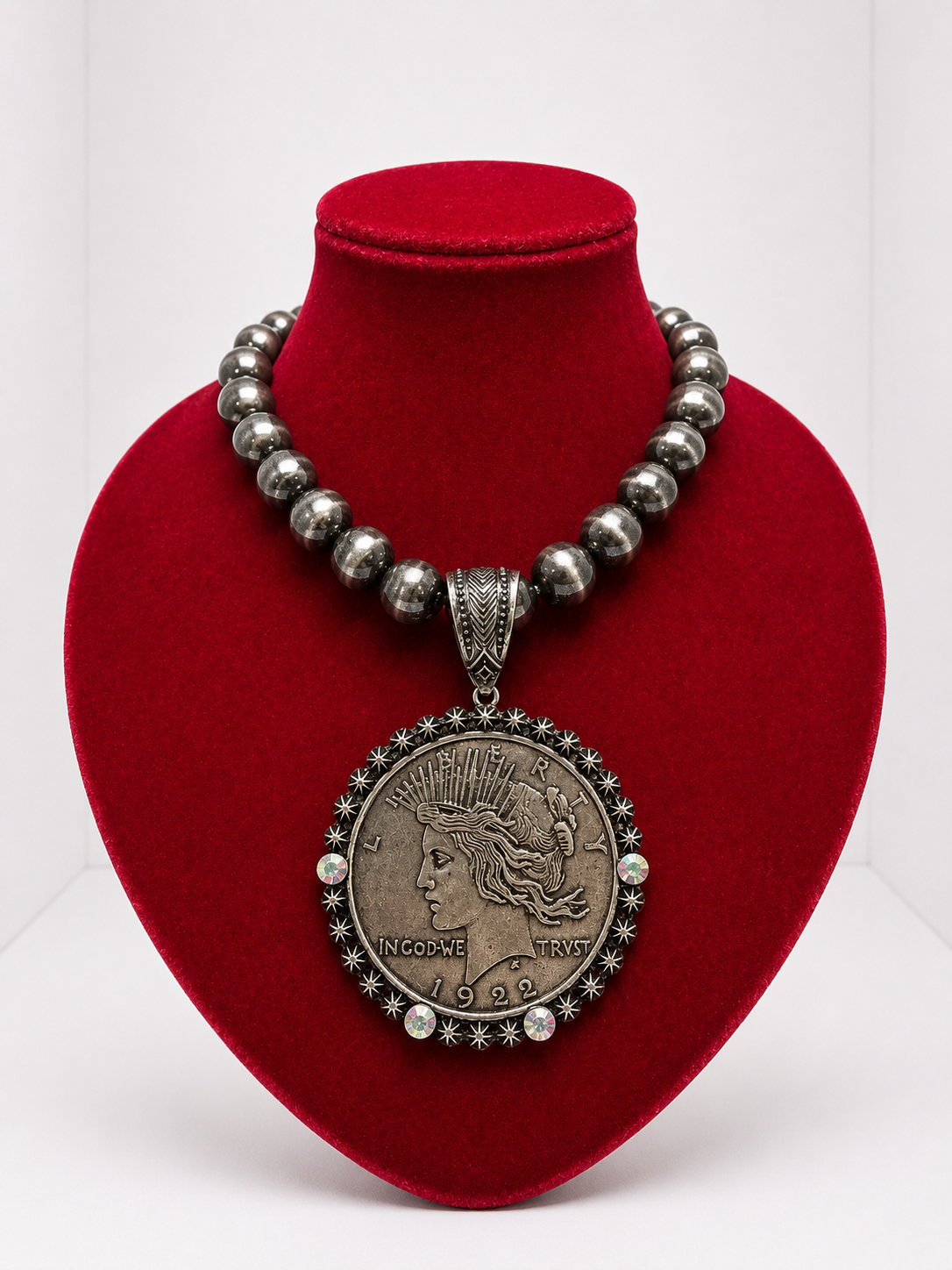 Chunky Coin Navajo Necklace