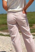 The Michelle Gingham Barrels