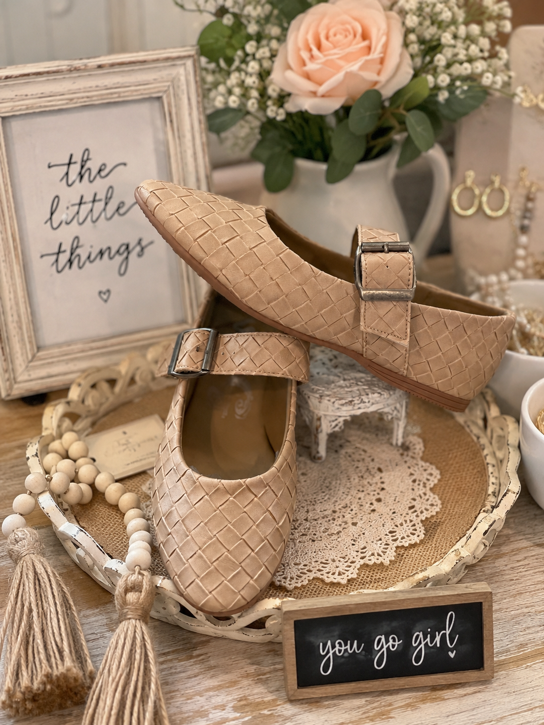 The Shelly Nude Sandals