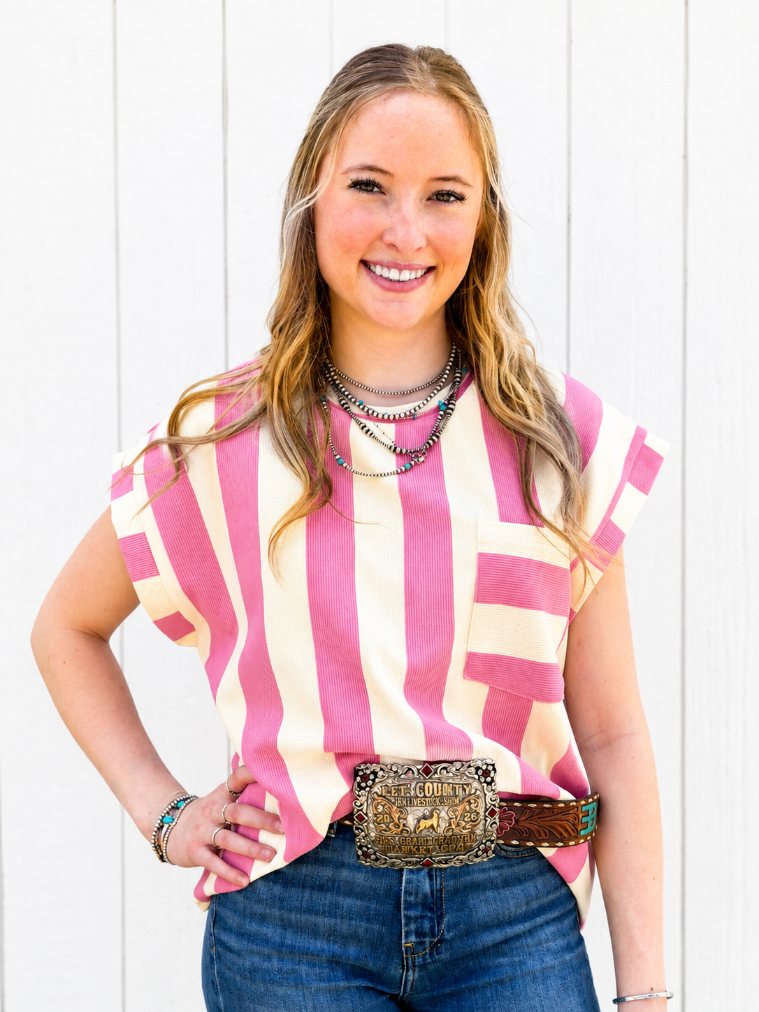 The Pink Pocket Top