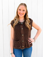 The Halyn Concho Knit Vest