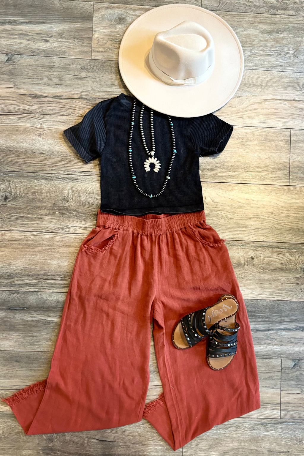 Black Short Sleeve Top