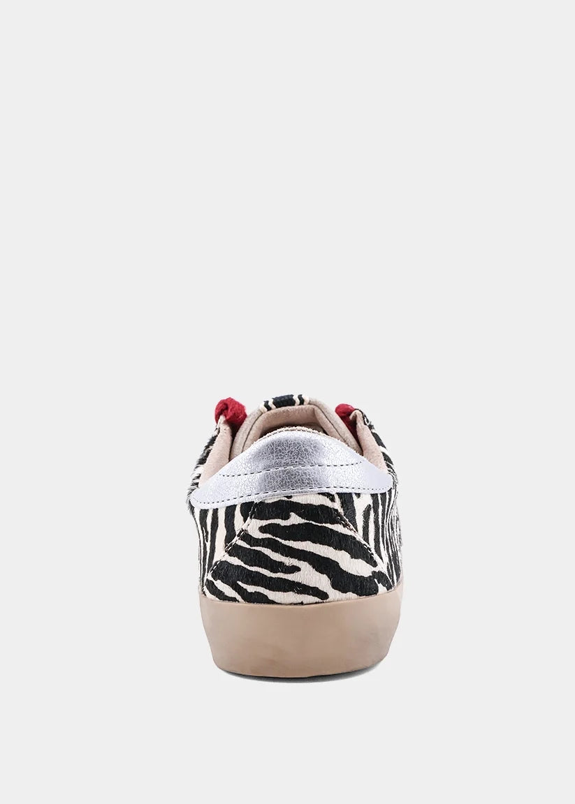 The Paula Zebra Hair Tenny